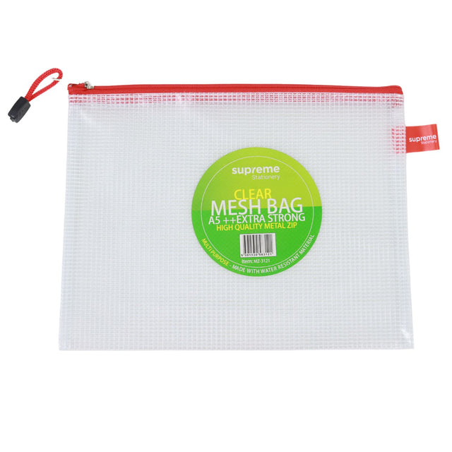 A5 Mesh Bag by Supreme Stationery on Schoolbooks.ie