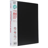 40 Pocket Display Book - A4 - Black by Concept on Schoolbooks.ie