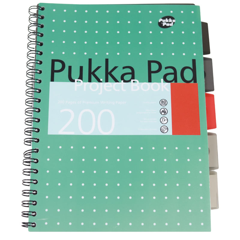A4 Pukka Pad - Project Book - Metallic by Pukka Pad on Schoolbooks.ie