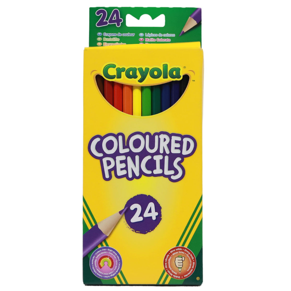 Crayola - 24 Colouring Pencils by Crayola on Schoolbooks.ie