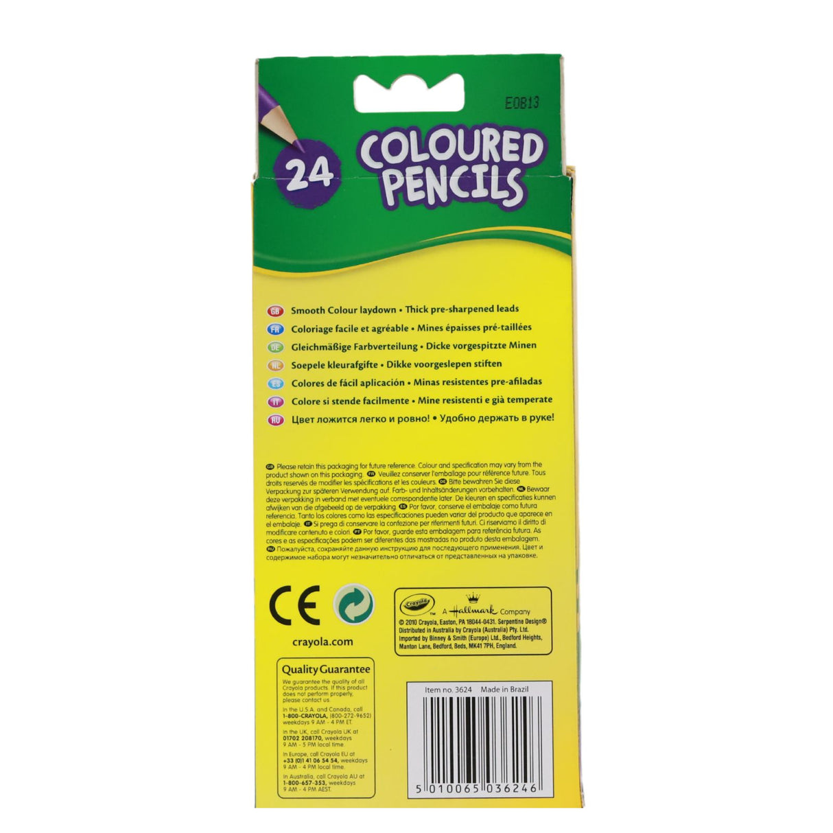 Crayola - 24 Colouring Pencils by Crayola on Schoolbooks.ie