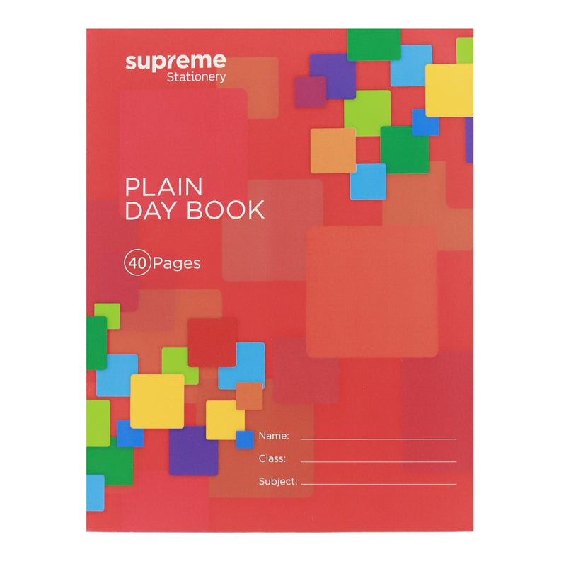Blank / Plain Day Copy - 32 Page by Supreme Stationery on Schoolbooks.ie