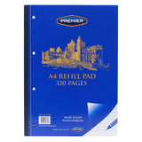 Premier A4 320pg Refill Pad - Side Bound by Premier on Schoolbooks.ie