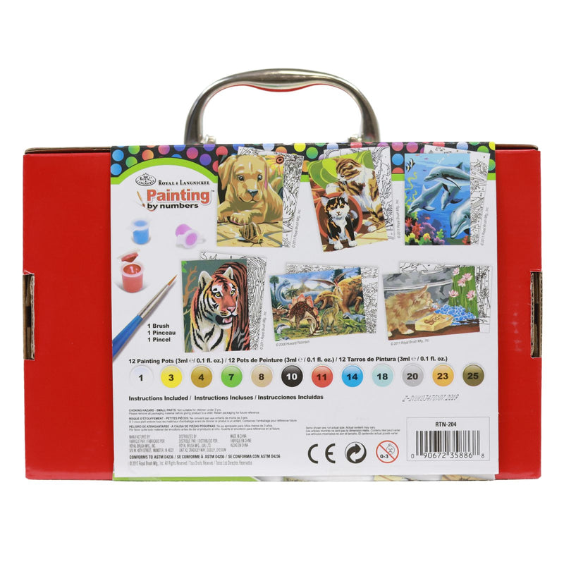 Painting By Numbers Box Set - Red - Mini 22 Piece by Royal & Langnickel on Schoolbooks.ie