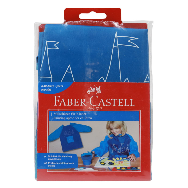 Faber-Castell - Blue Painting Apron For Young Artist by Faber-Castell on Schoolbooks.ie