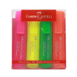 Faber-Castell - Textliner 1546 Fluorescent - Wallet of 4 by Faber-Castell on Schoolbooks.ie