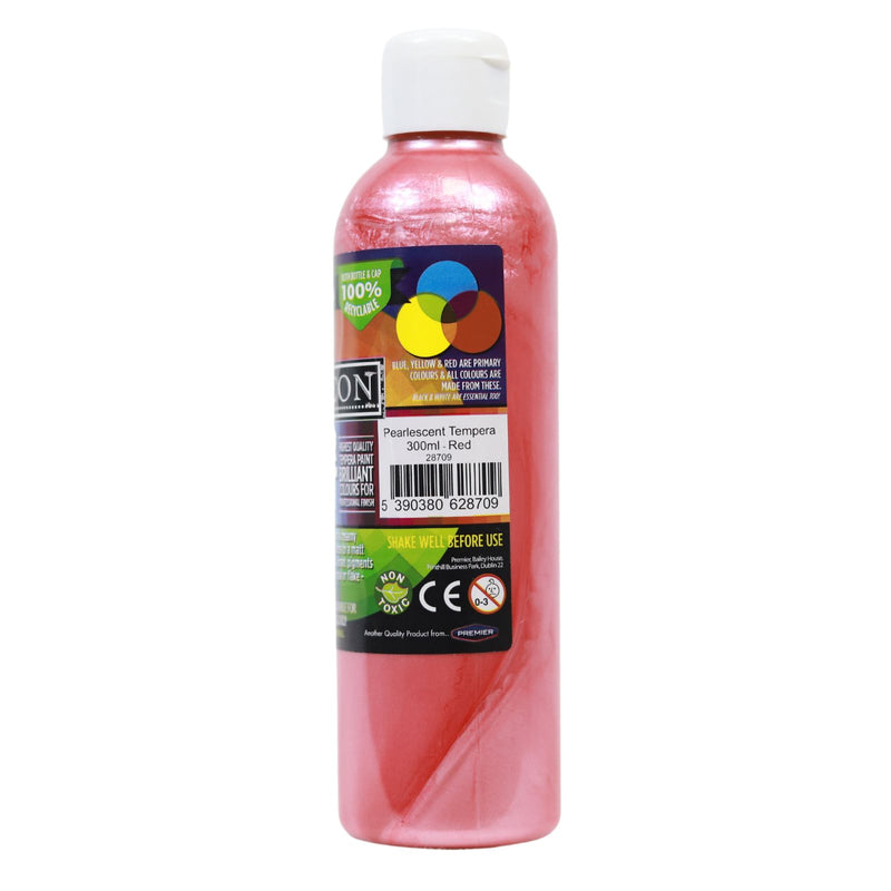 Icon 300ml Pearlescent Poster Paint - Red by Icon on Schoolbooks.ie