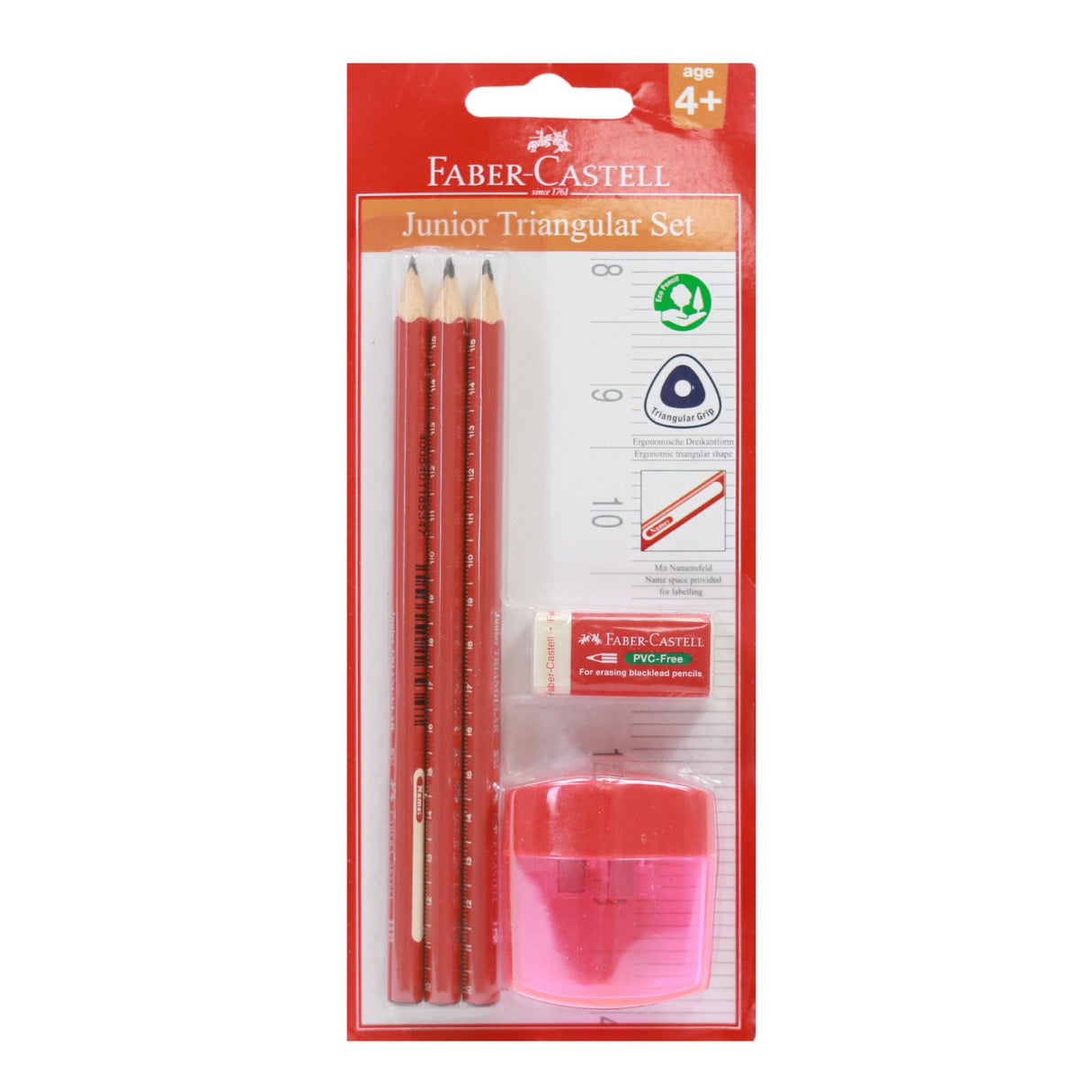 Faber-Castell - Junior Triangular Graphite Set by Faber-Castell on Schoolbooks.ie