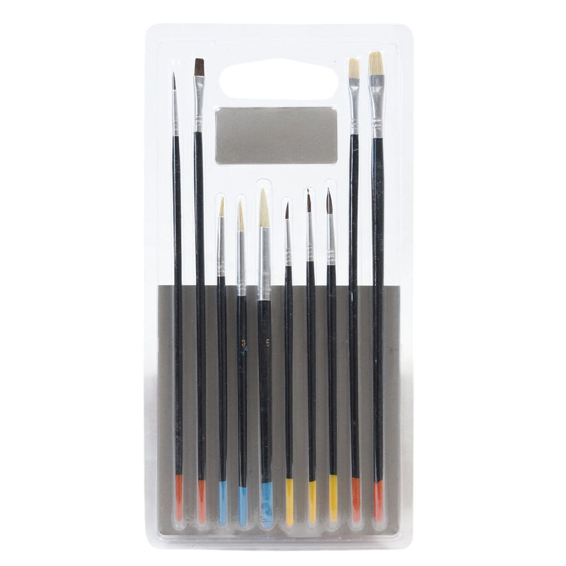 Jakar - Watercolour and Oil Painting Brush Set - Assorted Box of 10 by Jakar on Schoolbooks.ie