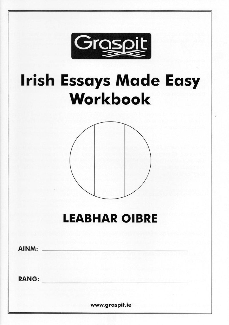Irish Essays Made Easy - Workbook by Graspit on Schoolbooks.ie