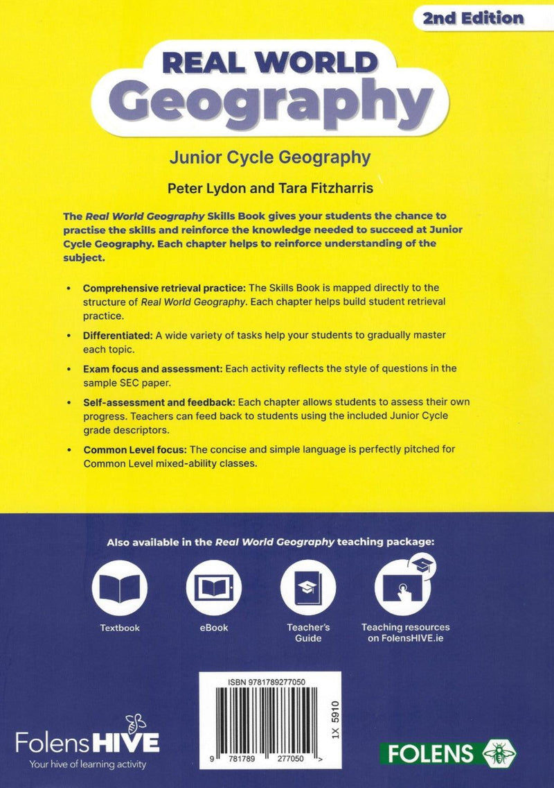 Real World Geography - Student Practice Book Only - 2nd / New Edition (2022) by Folens on Schoolbooks.ie