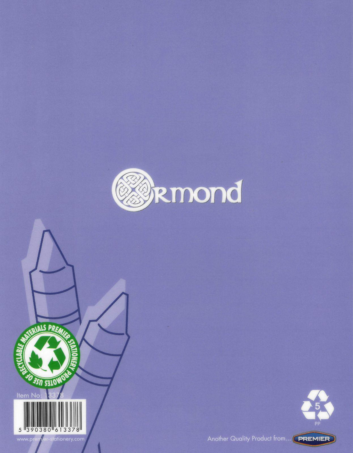 Ormond 40 Page No.15a Durable Cover Project Book by Ormond on Schoolbooks.ie