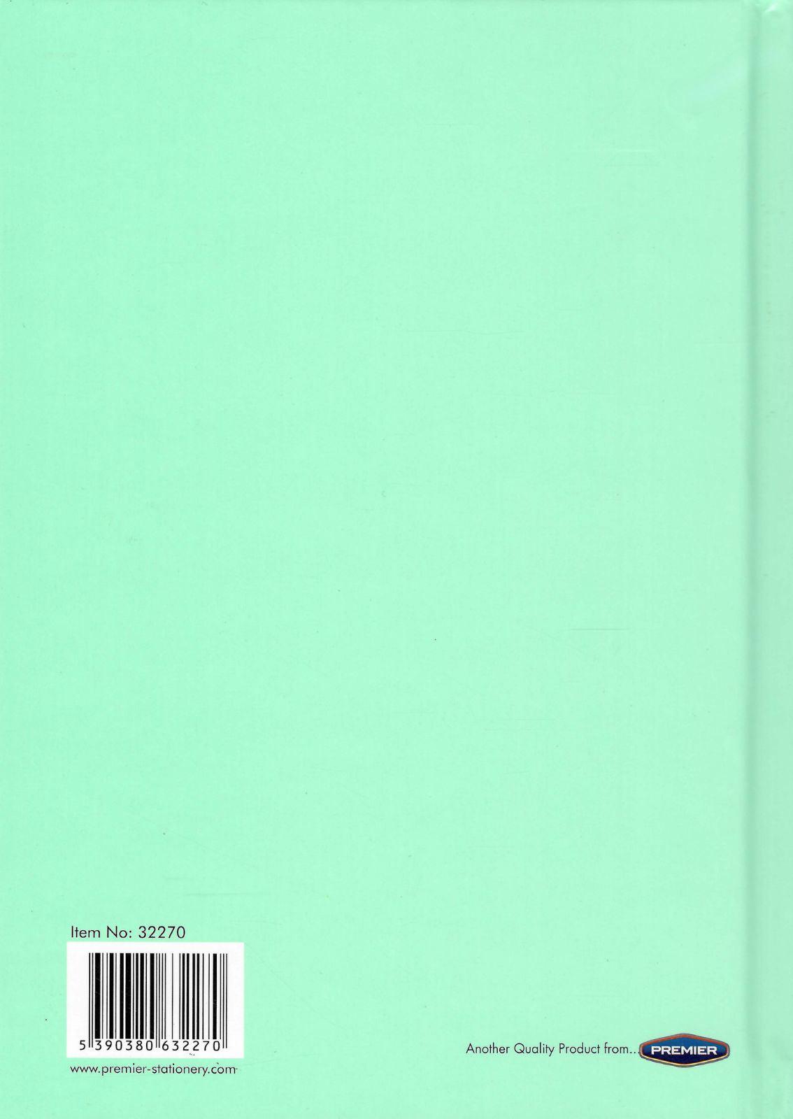 Premto - Pastel A5 160 Page Hardcover Notebook - Mint Magic by Premto on Schoolbooks.ie