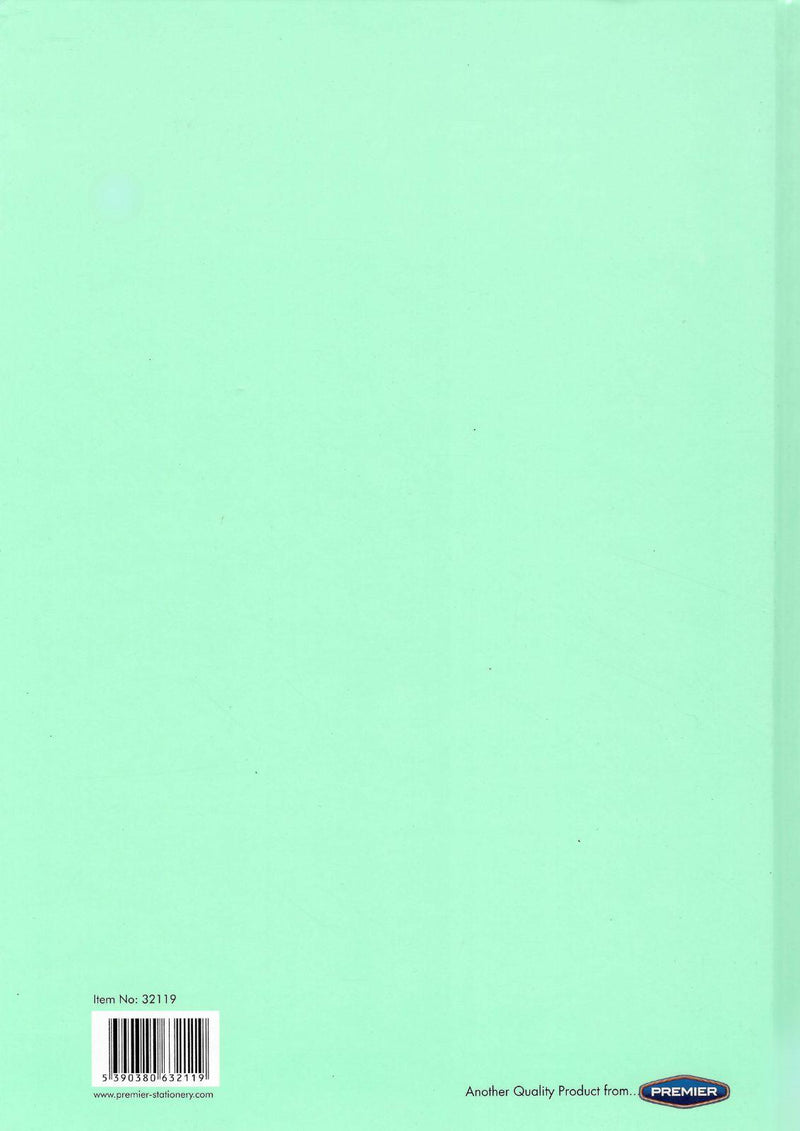 Premto - Pastel A4 160 Page Hardcover Notebook - Mint Magic by Premto on Schoolbooks.ie