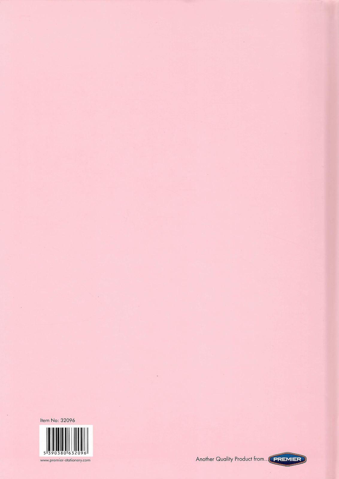 Premto - Pastel A4 160 Page Hardcover Notebook - Pink Sherbet by Premto on Schoolbooks.ie