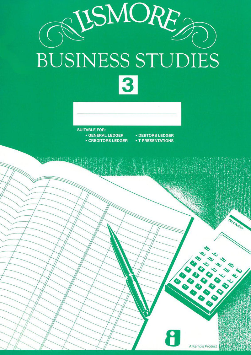 Business Studies: Record Book 3: Ledger - 40 page by Lismore on Schoolbooks.ie