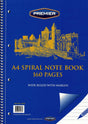 Premier A4 Spiral Notebook 160pg by Premier on Schoolbooks.ie