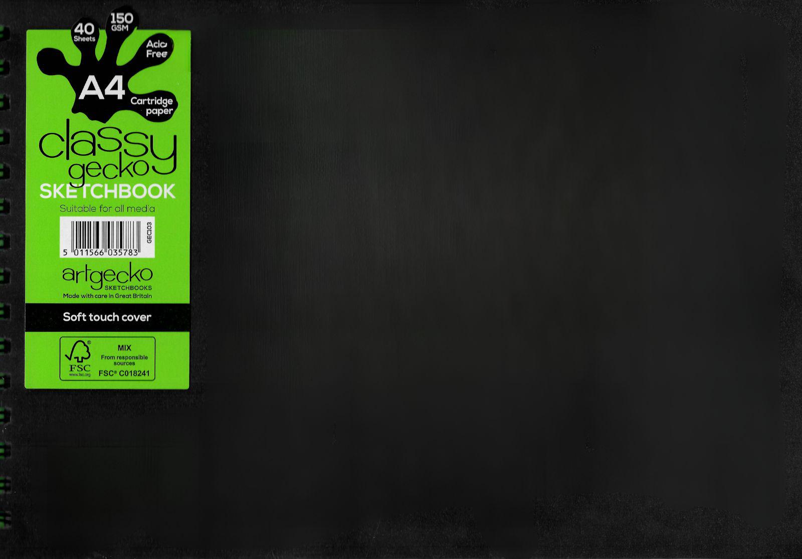 Carnet De Croquis Artgecko Classy A4 Portrait - 80 Pages (40 Feuilles) Papier 150g/m² Sans Acide - 5