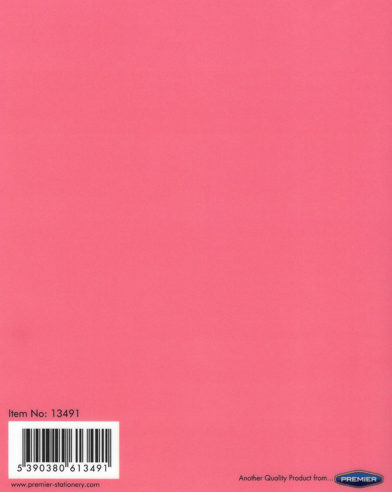 Ormond A11 88 Page Durable Cover - Visual Memory Aid - Copy Book - Pink by Ormond on Schoolbooks.ie