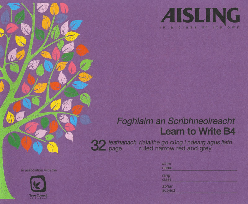 Aisling Junior Copybook 32 Page - ASJ10 by Aisling on Schoolbooks.ie