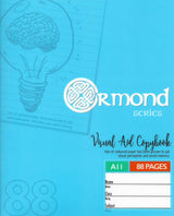 Ormond 88pg A11 Visual Memory Aid Durable Cover Copy Book - Blue by Ormond on Schoolbooks.ie