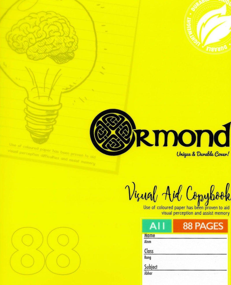 Ormond A11 88pg VMA - Yellow by Ormond on Schoolbooks.ie