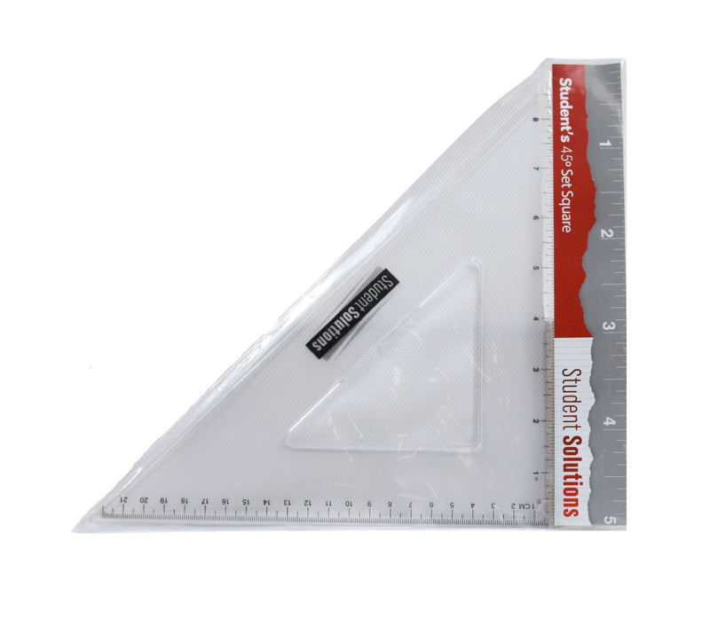Student Solutions 32cm 45° Set Square by Student Solutions on Schoolbooks.ie