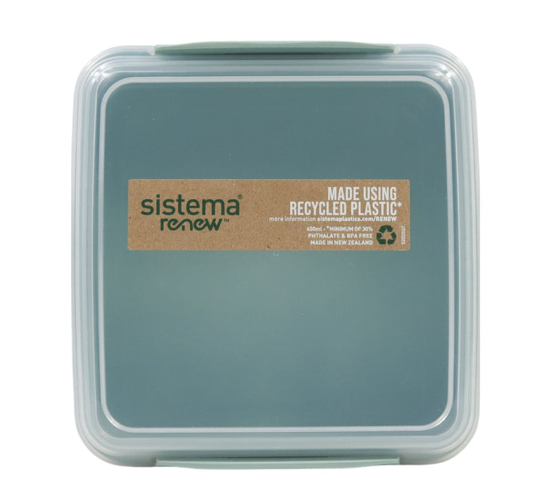 Sistema Renew - 450ml Sandwich Box by Sistema on Schoolbooks.ie
