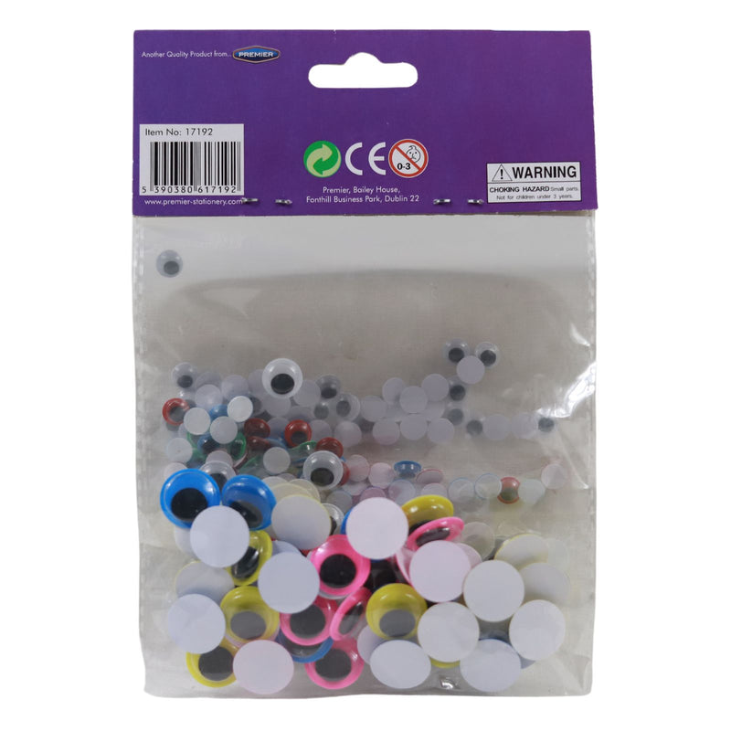 Crafty Bitz Packet of 200 Assorted Goggly Eyes by Crafty Bitz on Schoolbooks.ie