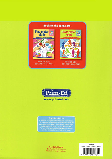Gross Motor Skills - Development Activities by Prim-Ed Publishing on Schoolbooks.ie