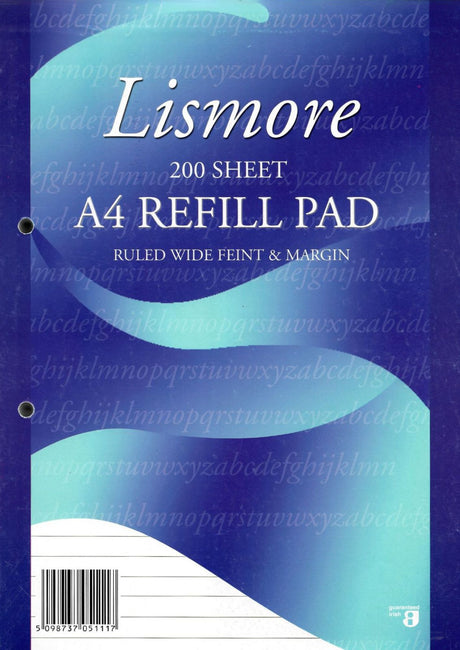 Refill Pad - A4 - 400 Page by Lismore on Schoolbooks.ie