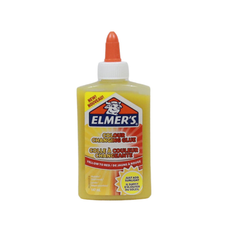 Elmer's 147ml Colour Changing Slime Glue - Yellow To Red by Elmer's on Schoolbooks.ie