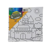 World Of Colour - 150x150mm Colour In Canvas - Castle by World of Colour on Schoolbooks.ie