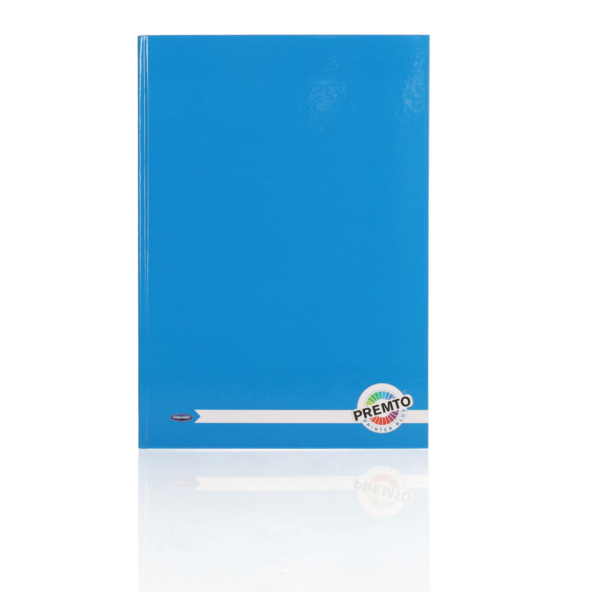 ■ Premto - A4 160pg Hardcover Notebook - Printer Blue by Premto on Schoolbooks.ie