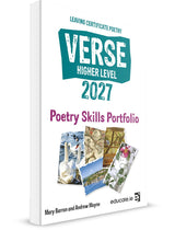 Verse 2027 - Leaving Cert Poetry - Higher Level - Skills Portfolio Book Only by Educate.ie on Schoolbooks.ie