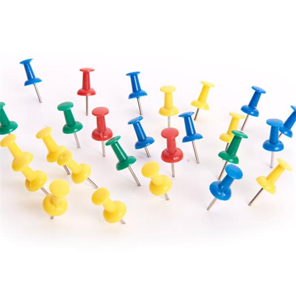 Concept - 30 Coloured Push Pins by Concept on Schoolbooks.ie