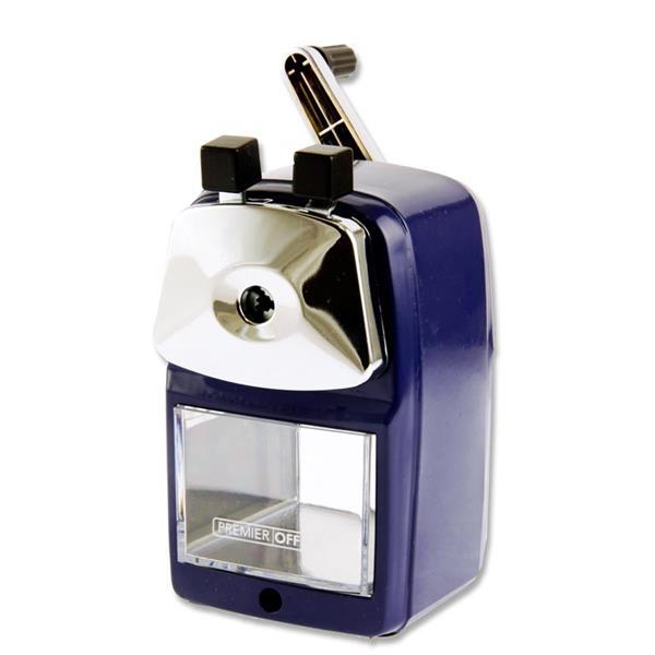 Premier Office - Table Top Pencil Sharpener - Assorted Colours by Premier Stationery on Schoolbooks.ie