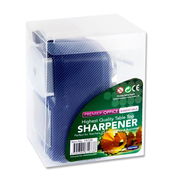 Premier Office - Table Top Pencil Sharpener - Assorted Colours by Premier Office on Schoolbooks.ie