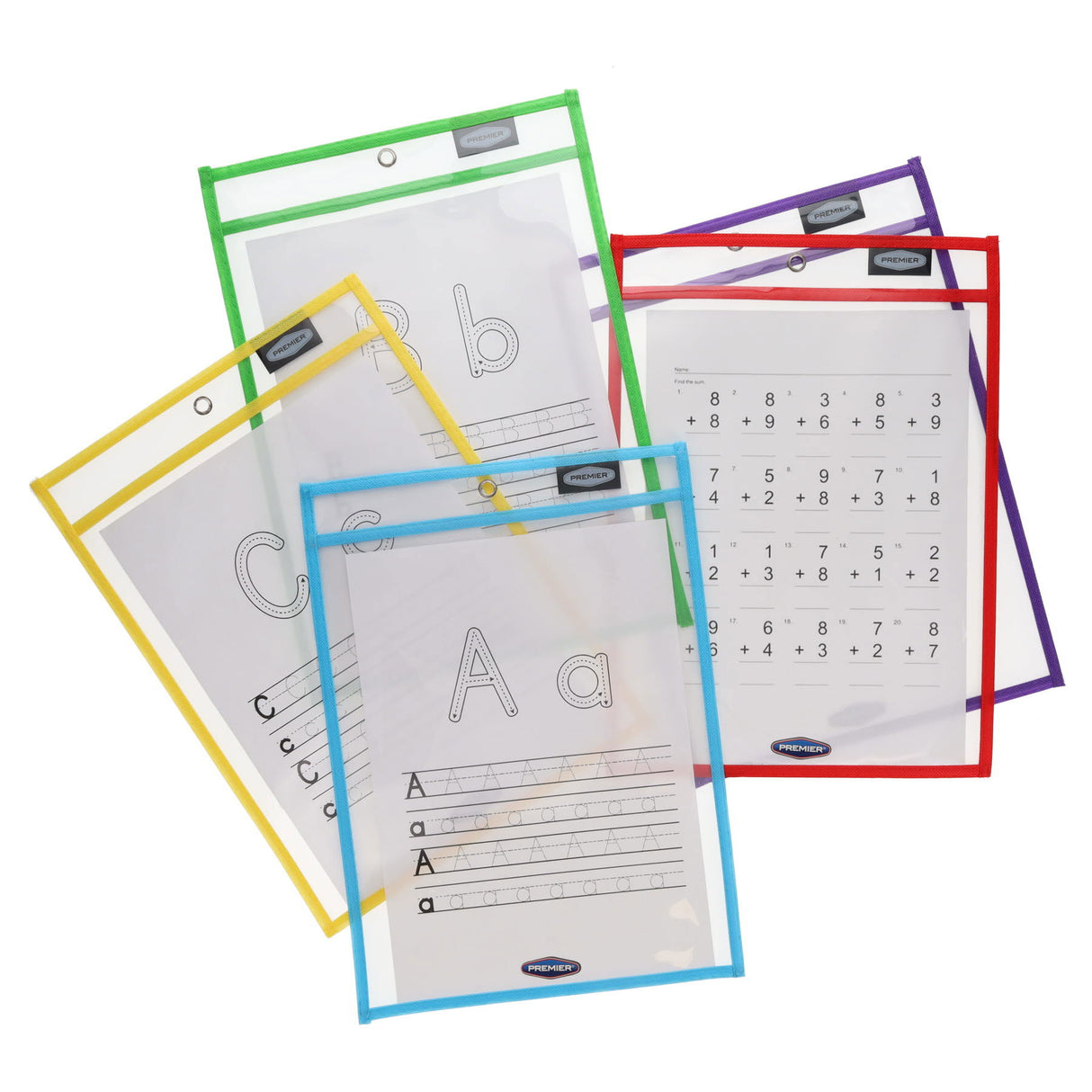 Dry Erase Pockets - Pack of 5 by Student Solutions on Schoolbooks.ie