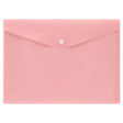 Premto - A4 Button Wallet - Pastel - Pack of 5 by Premto on Schoolbooks.ie