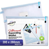 ■ Premto - B4+ Ultramesh Expanding Wallet - Cornflower Blue by Premto on Schoolbooks.ie