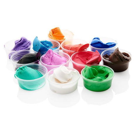 World of Colour - Super Stretchy MagiClay - 12x15g Tubs by World of Colour on Schoolbooks.ie
