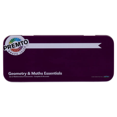 Premto - Maths Set - 9 Piece - Grape Juice by Premto on Schoolbooks.ie