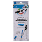 Premto - Maths Set - 9 Piece - Printer Blue by Premto on Schoolbooks.ie