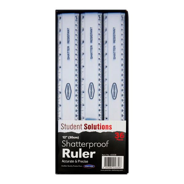 ■ Student Solutions - 12" / 30cm Shatterproof Ruler by Student Solutions on Schoolbooks.ie