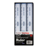 ■ Student Solutions - 12" / 30cm Shatterproof Ruler by Student Solutions on Schoolbooks.ie