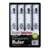 Student Solutions - 6''/15cm Transparent Ruler by Student Solutions on Schoolbooks.ie