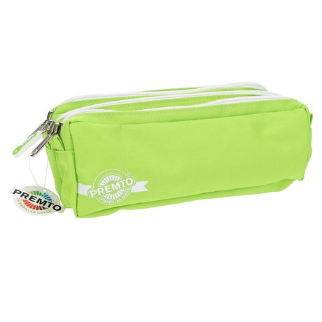 Premto - Pencil Case - 3 Pocket - Caterpillar Green by Premto on Schoolbooks.ie