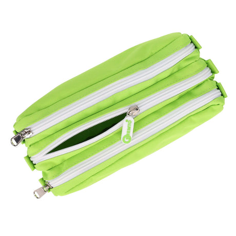 Premto - Pencil Case - 3 Pocket - Caterpillar Green by Premto on Schoolbooks.ie