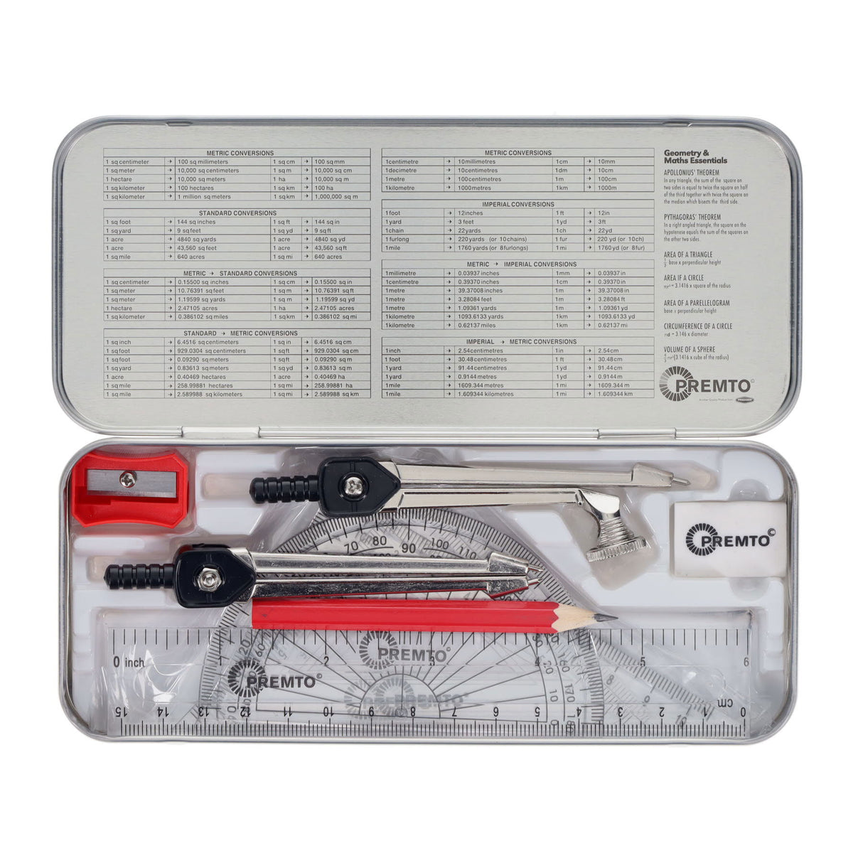 Premto - Maths Set - 9 Piece - Asst